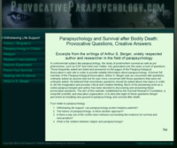 ProvocativeParapsychology.com, Author Site
