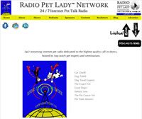 Radio Pet Lady Network, Internet Radio Network